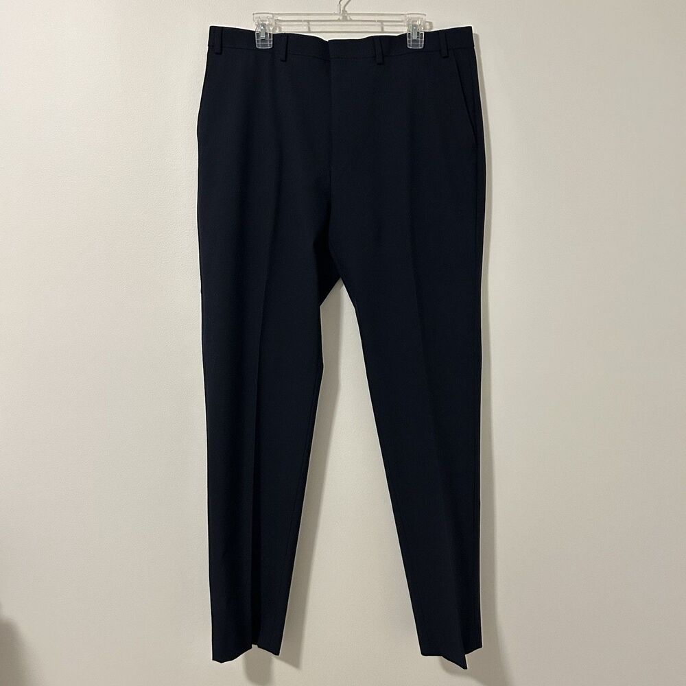 Lauren Ralph Lauren LRL Slim Fit Pants Black Label Navy Blue Mens 38x34